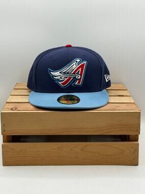 New Era 59FIFTY Anaheim Angels Cooperstown Collection Fitted Hat (Size 7 1/2)